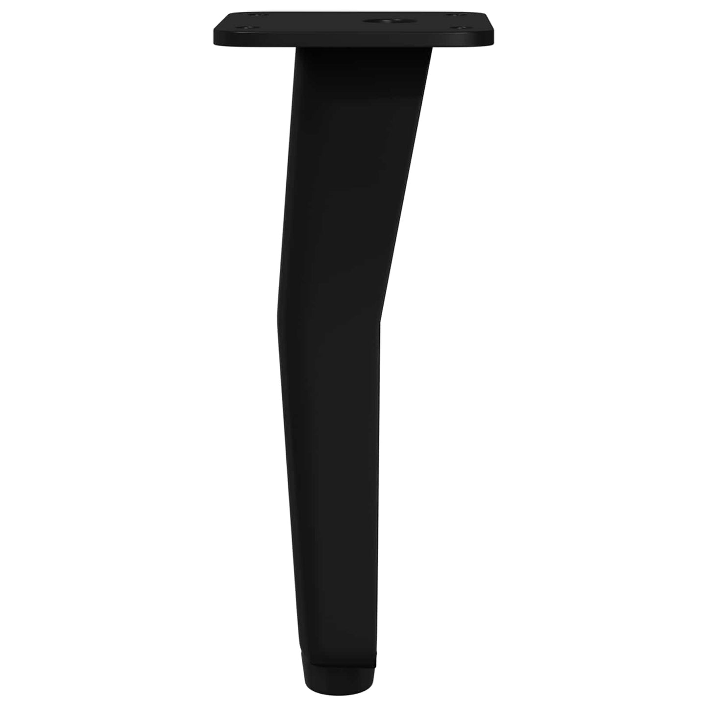 Álló Láb 12 pcs Fekete 40 x 40 x 100 mm Vas