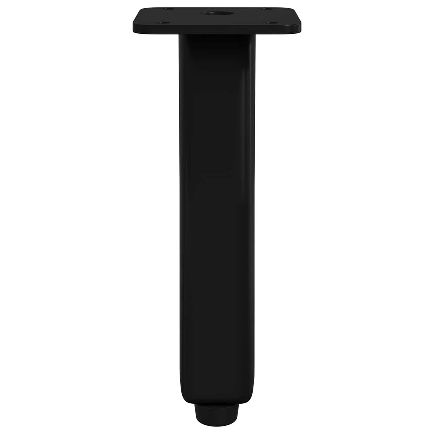 Álló Láb 12 pcs Fekete 40 x 40 x 100 mm Vas
