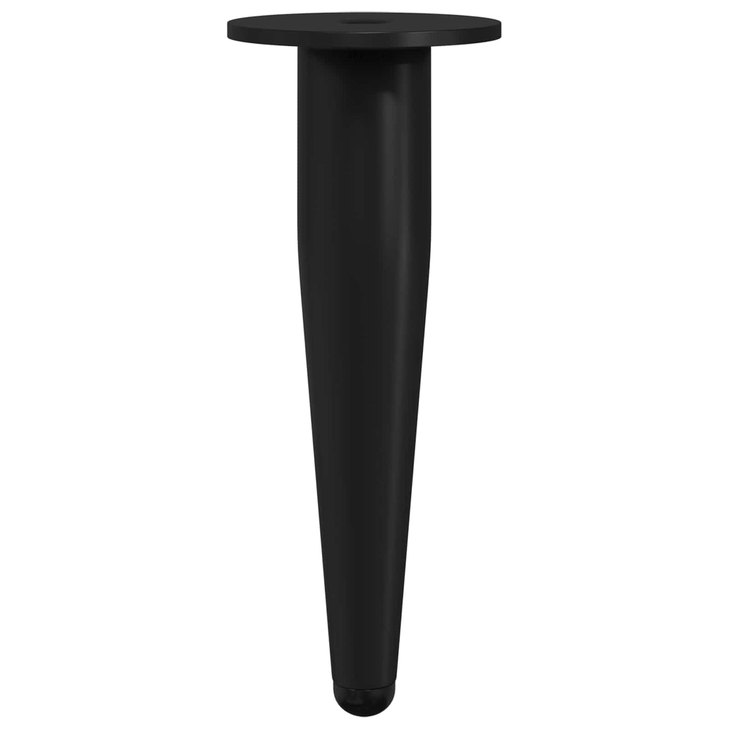 Bútor lábak 2 pcs Fekete Ø 40 x 98 mm Vas