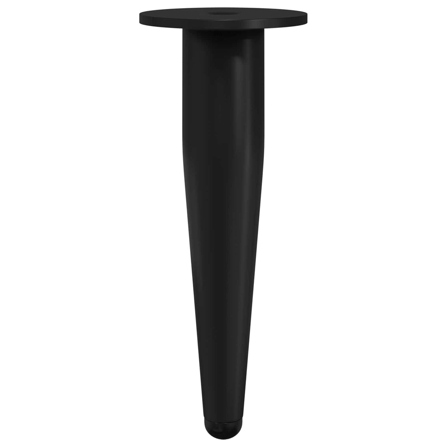 Bútor lábak 2 pcs Fekete Ø 40 x 98 mm Vas