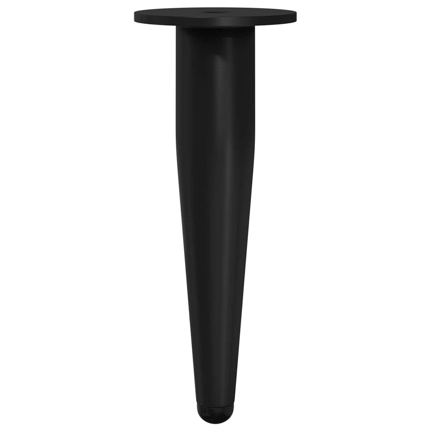 Bútor lábak 2 pcs Fekete Ø 40 x 98 mm Vas