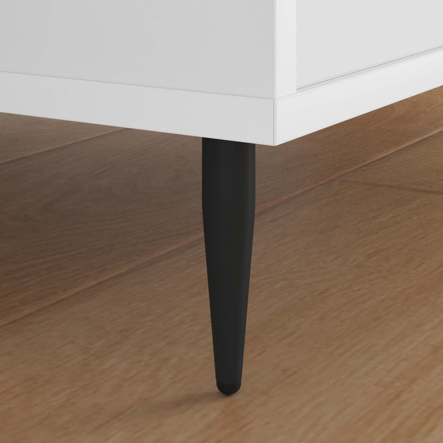 Bútor lábak 12 pcs Fekete Ø 40 x 98 mm Vas