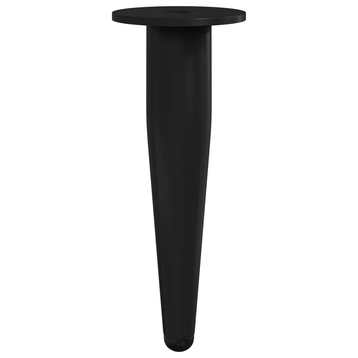 Bútor lábak 12 pcs Fekete Ø 40 x 98 mm Vas