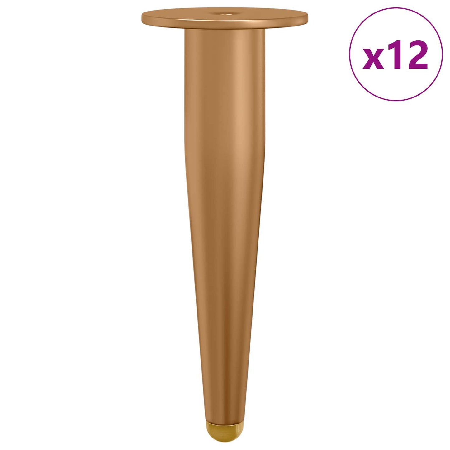 Álló Láb 12 pcs Arany 98 x 40 mm Vas