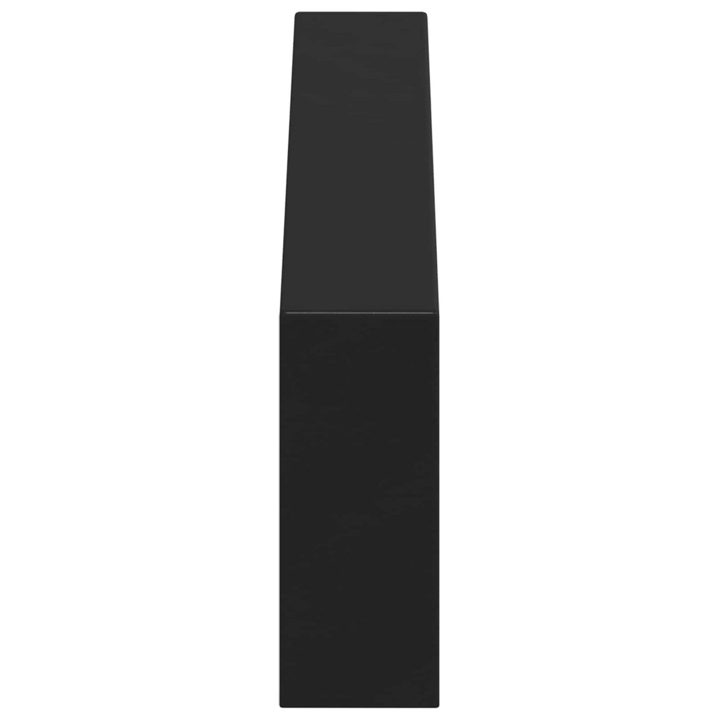 Bútor lábak 12 pcs Fekete 311 x 40,5 x 100 mm Vas