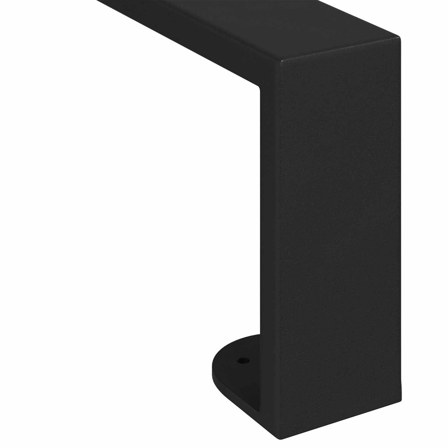 Bútor lábak 12 pcs Fekete 436 x 40,5 x 100 mm Vas