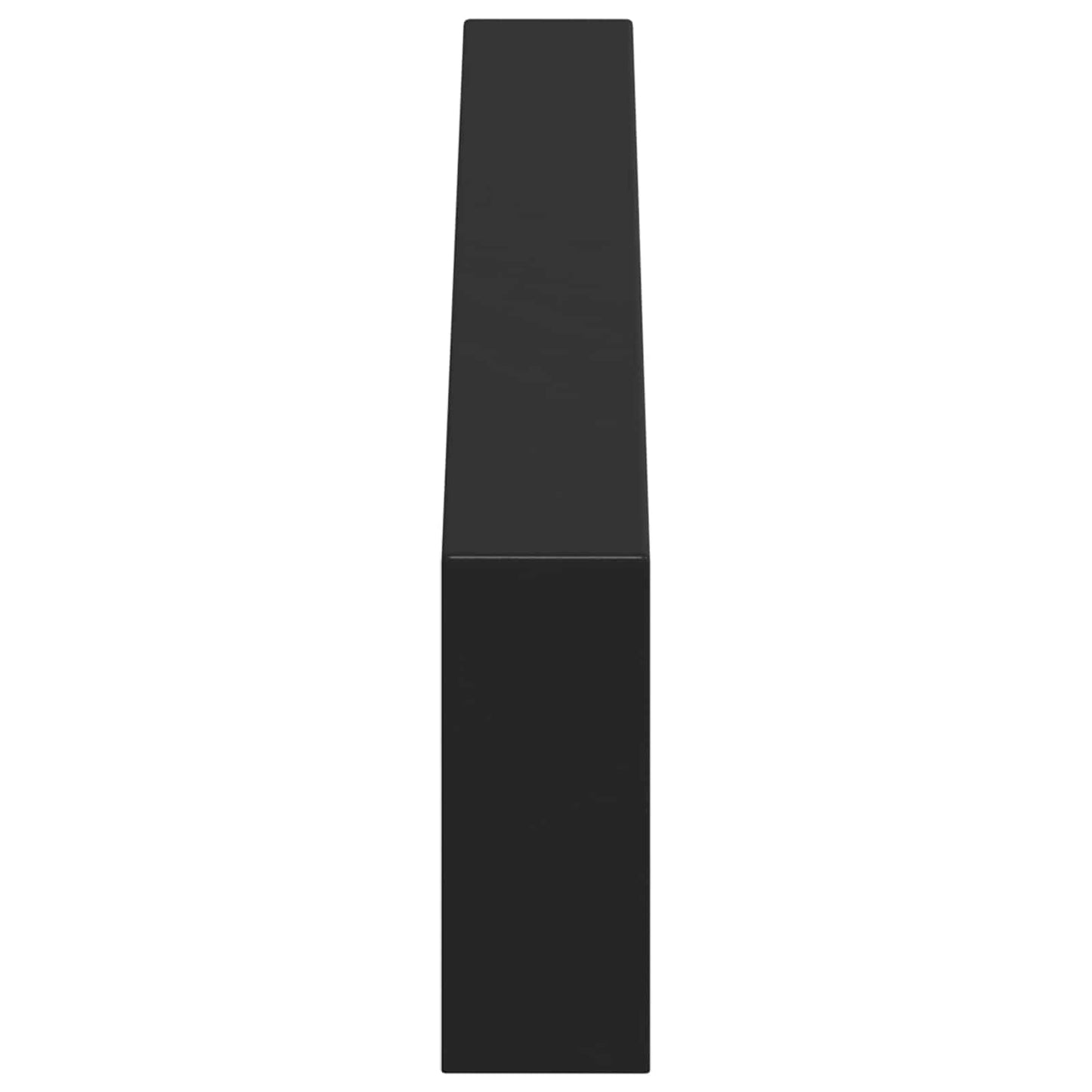 Bútor lábak 12 pcs Fekete 436 x 40,5 x 100 mm Vas