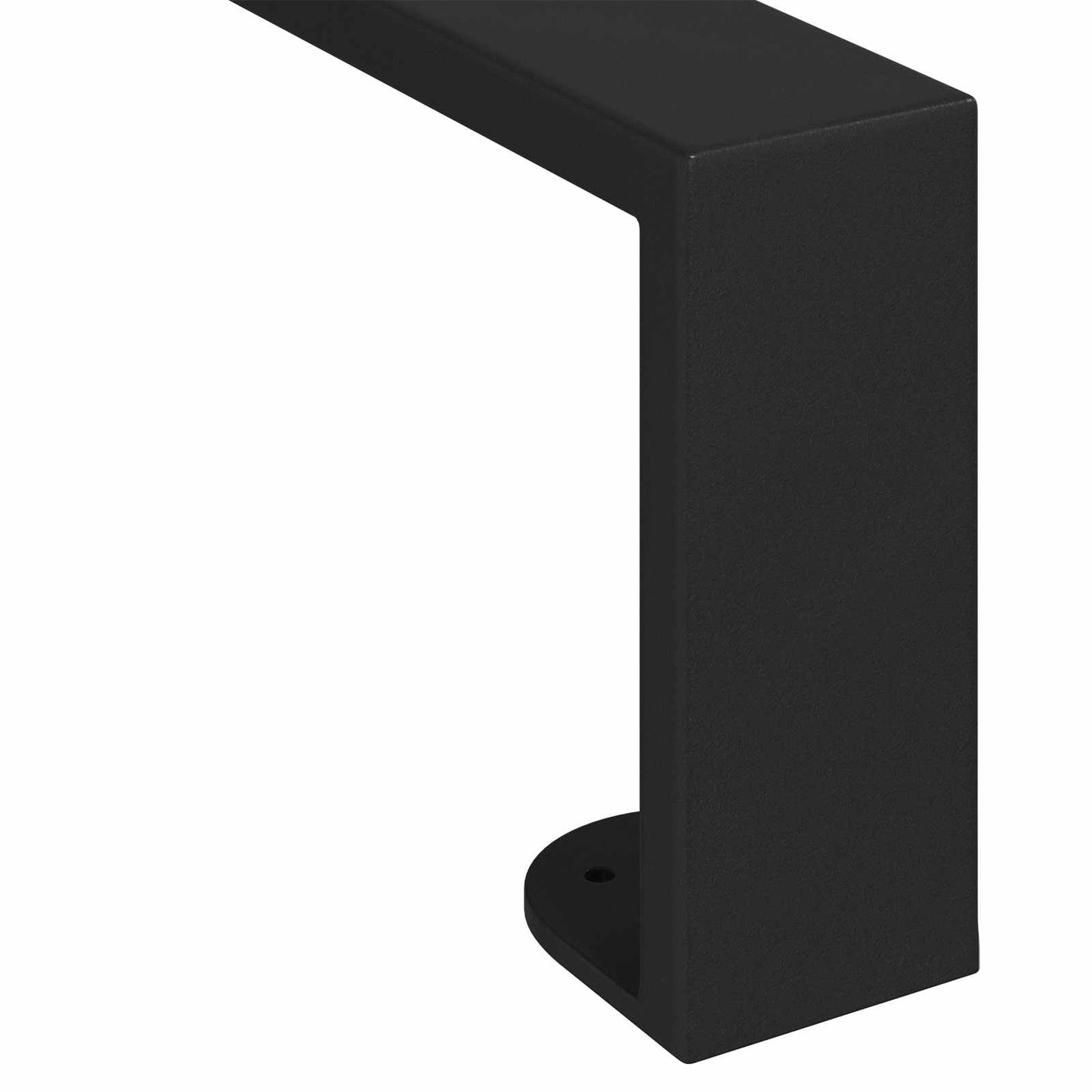 Bútor lábak 12 pcs Fekete 481 x 40,5 x 100 mm Vas