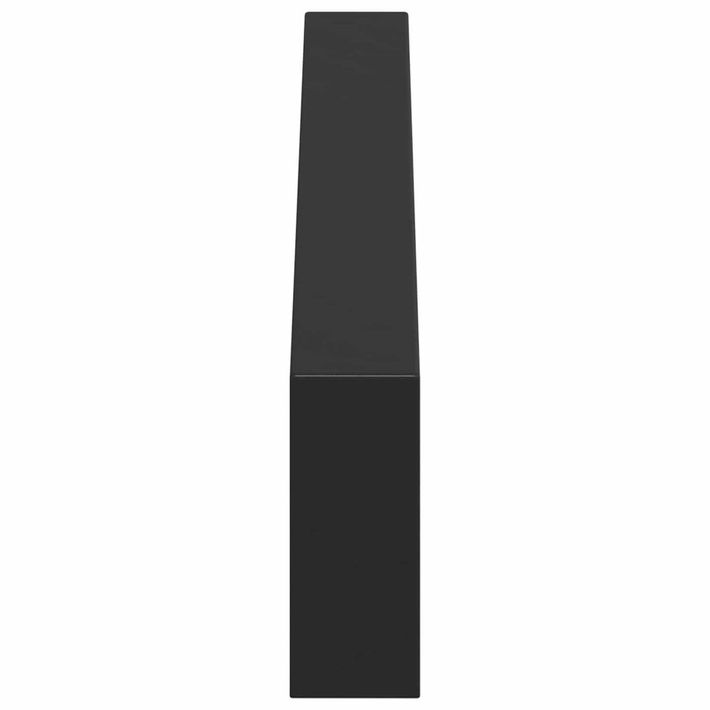 Bútor lábak 12 pcs Fekete 481 x 40,5 x 100 mm Vas