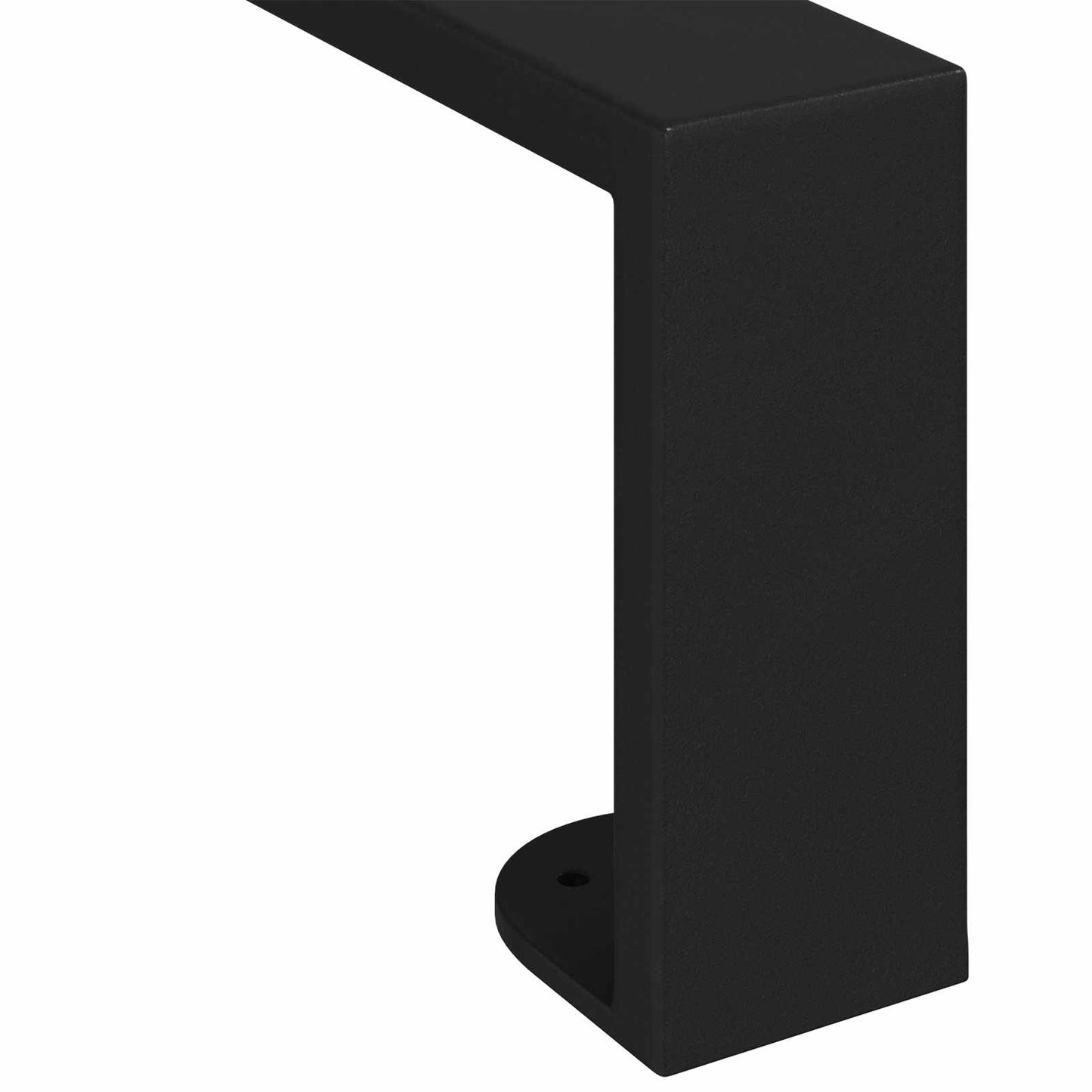 Bútor lábak 12 pcs Fekete 596 x 40,5 x 100 mm Vas