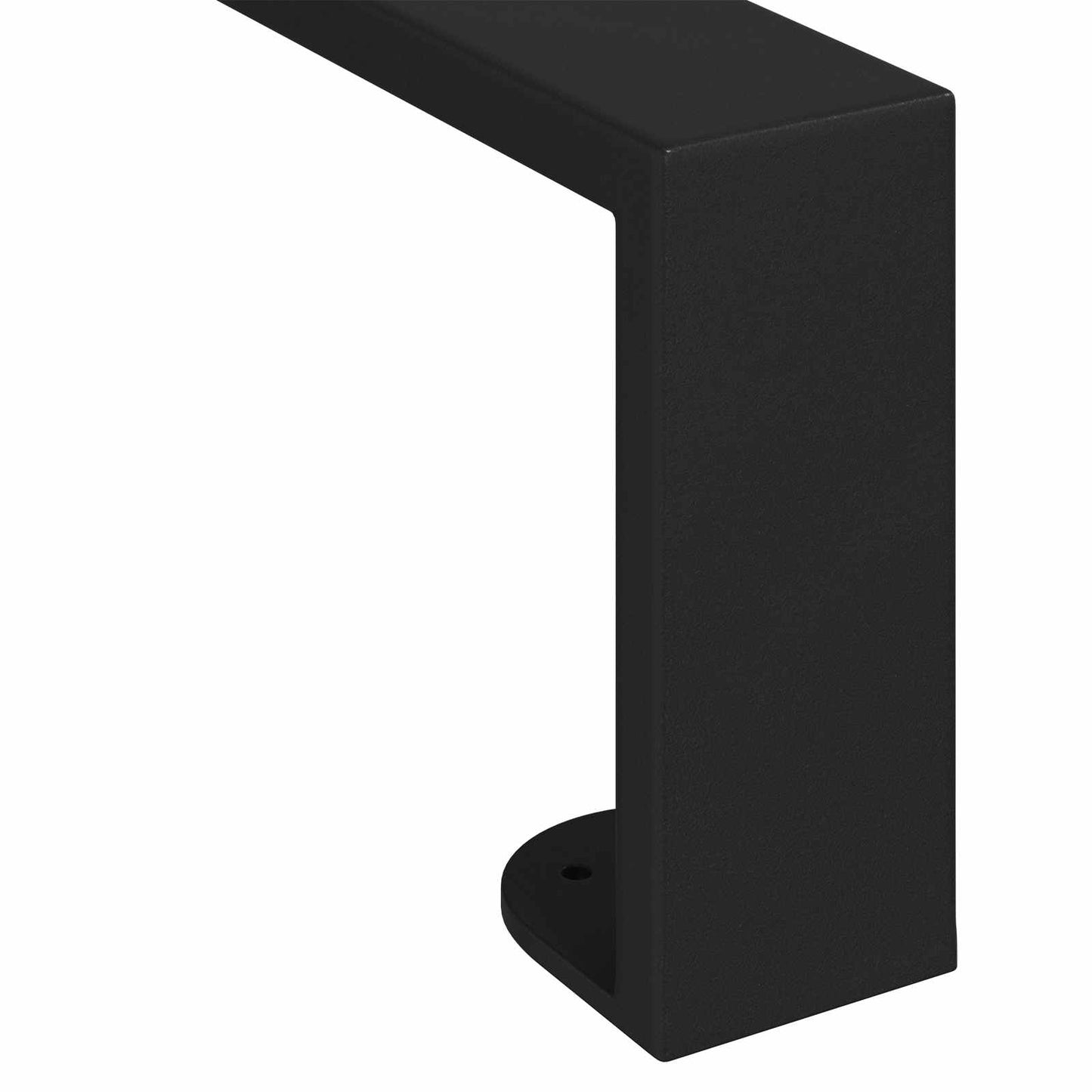 Bútor lábak 12 pcs Fekete 796 x 40,5 x 100 mm Vas