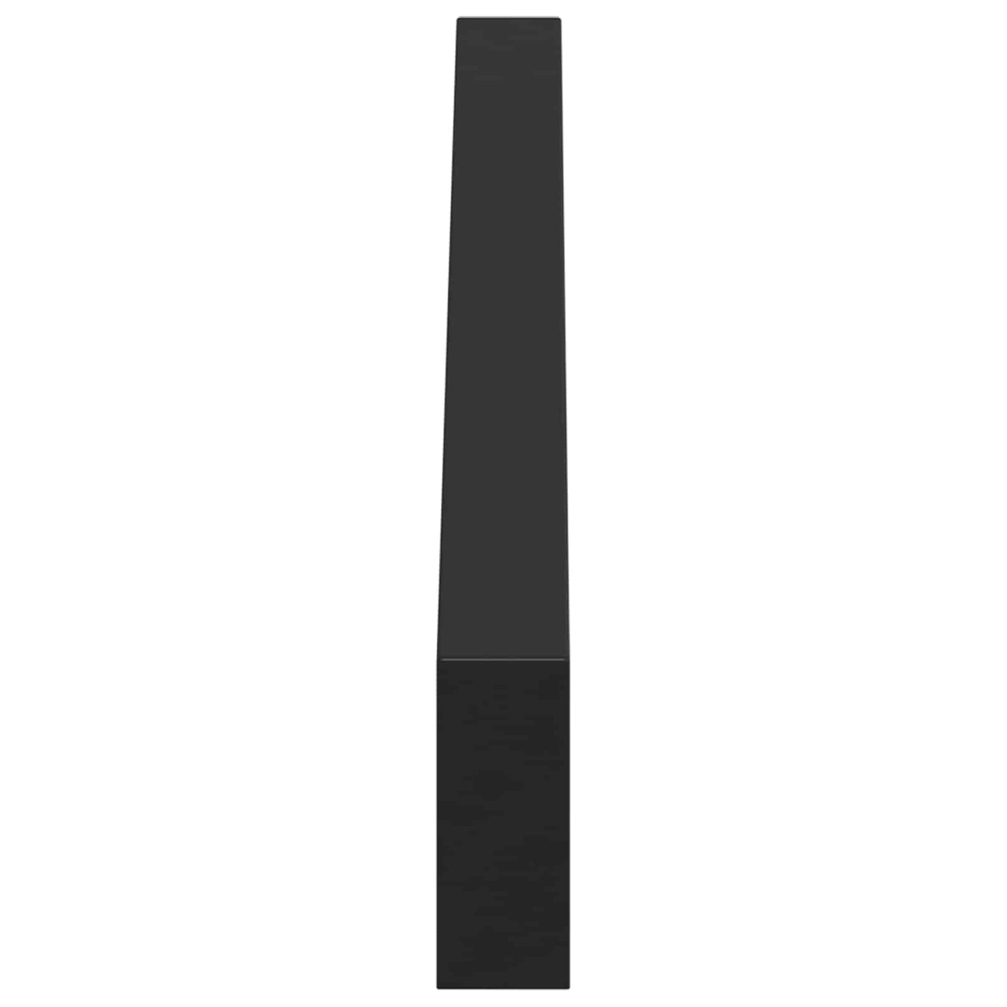 Bútor lábak 12 pcs Fekete 796 x 40,5 x 100 mm Vas