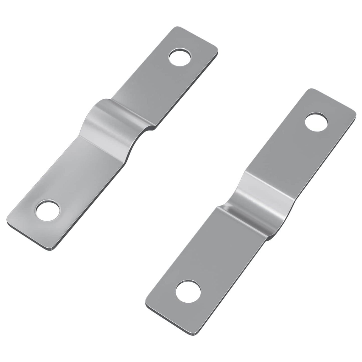Ütközőlemez 2 pcs Ezüst 50 x 10 x 1,2 mm Vas