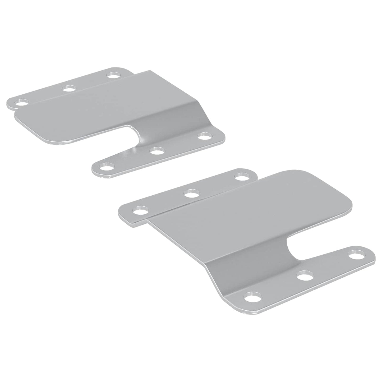 Flush szerelvény tartó 2 Ezüst 75 x 66 x 1,4 mm Acél