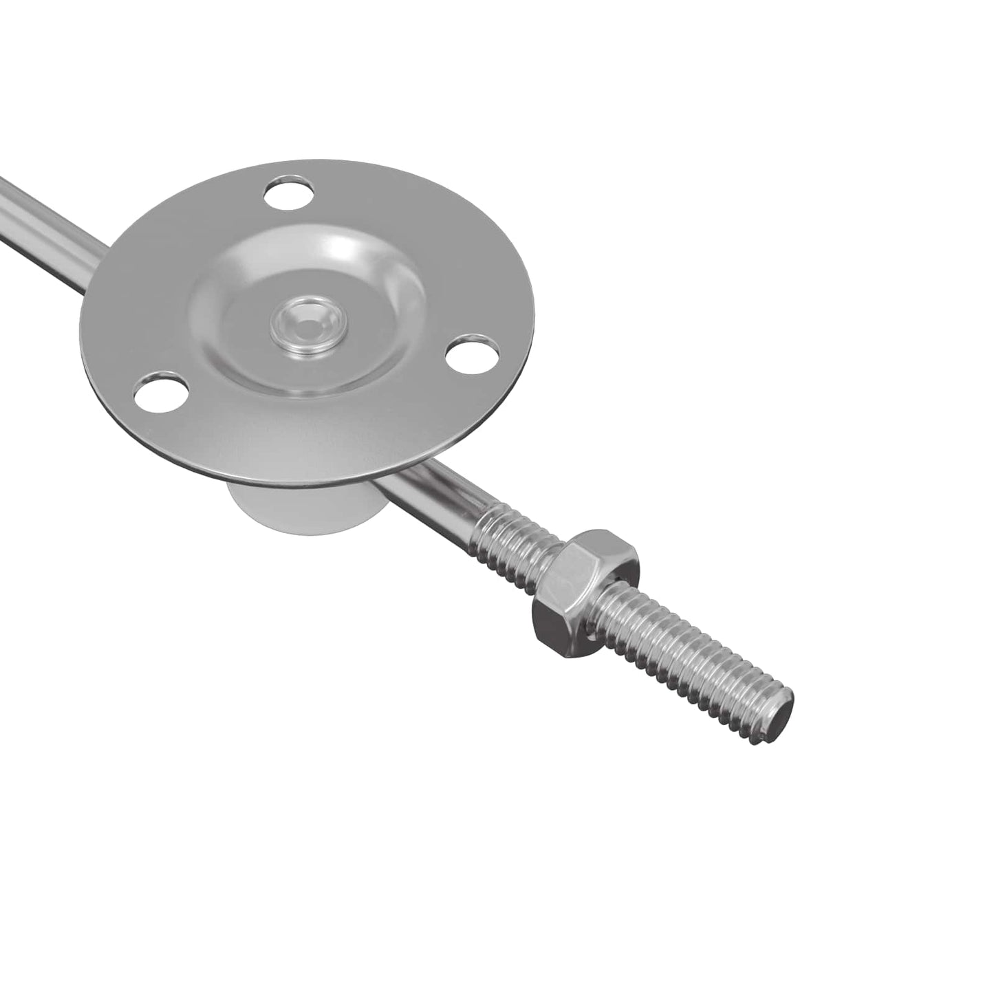 Fedél Támogató Zsanér 2 pcs Ezüst 194 x 36 x 18 mm Vas