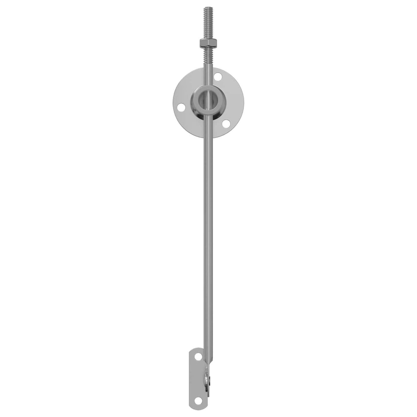 Fedél Támogató Zsanér 2 pcs Ezüst 194 x 36 x 18 mm Vas