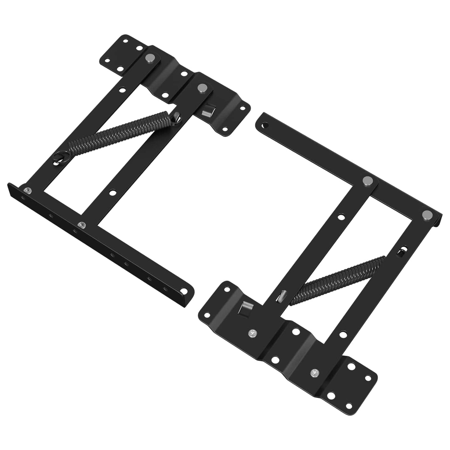 Ágyemelő mechanizmus 2 pcs Fekete 340 x 95 x 40 mm Vas