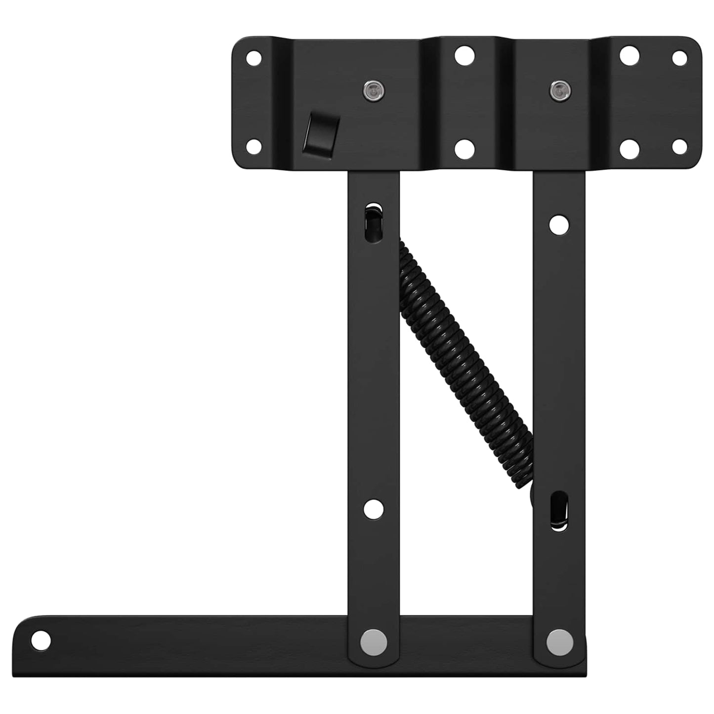 Ágyemelő mechanizmus 2 pcs Fekete 340 x 95 x 40 mm Vas