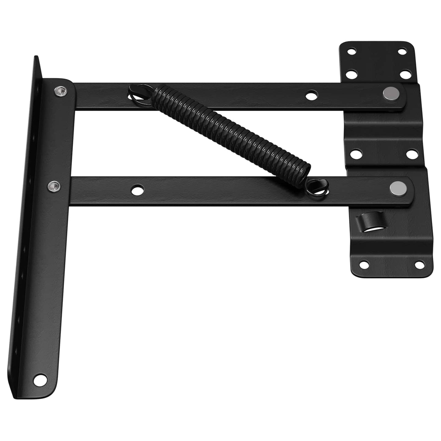 Ágyemelő mechanizmus 2 pcs Fekete 340 x 95 x 40 mm Vas