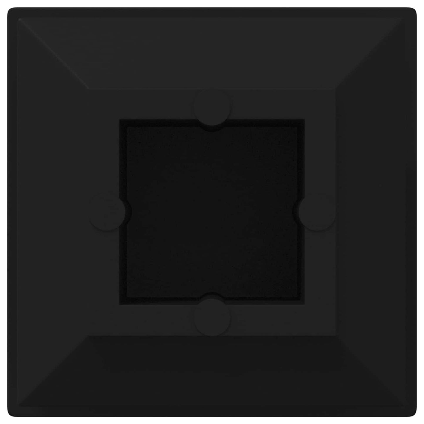 Végsapkák 10909 pcs Fekete 15 x 15 x 15 mm PP
