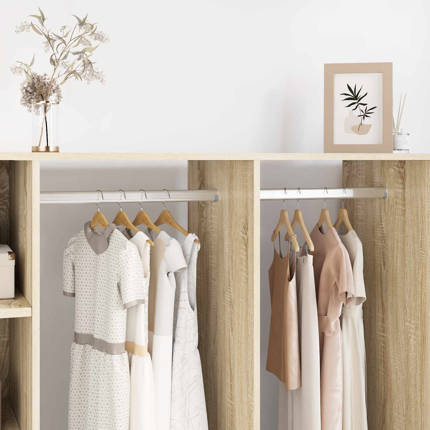 Szekrény rúd 12 pcs Ezüst 664 x 15 x 29 mm Alumínium ötvözet