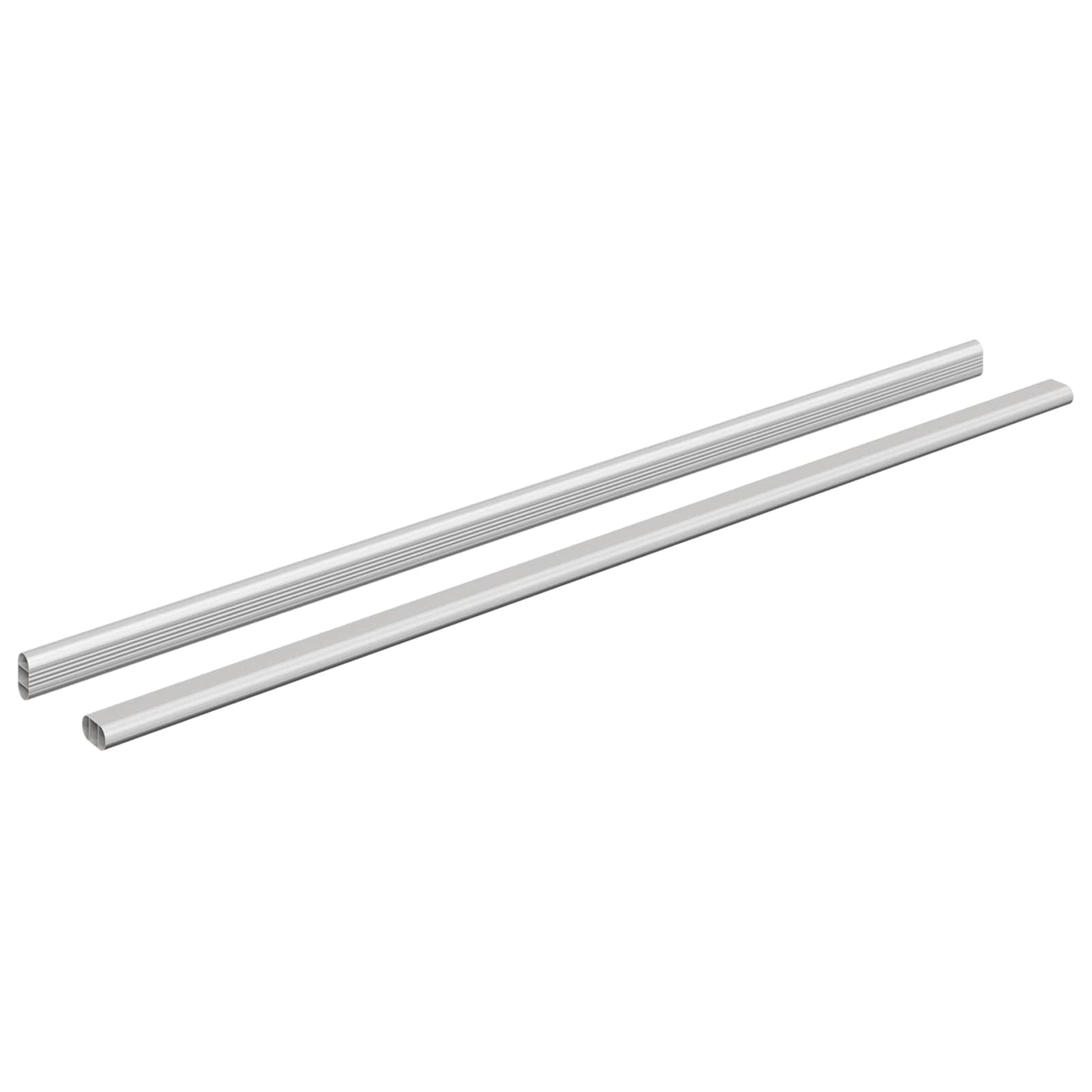 Szekrény rúd 2 pcs Ezüst 864 x 15 x 29 mm Alumínium ötvözet