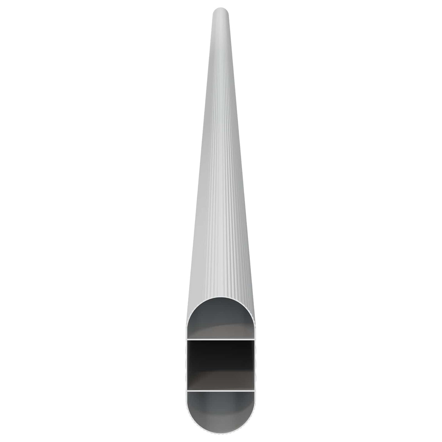 Szekrény rúd 2 pcs Ezüst 964 x 15 x 29 mm Alumínium ötvözet