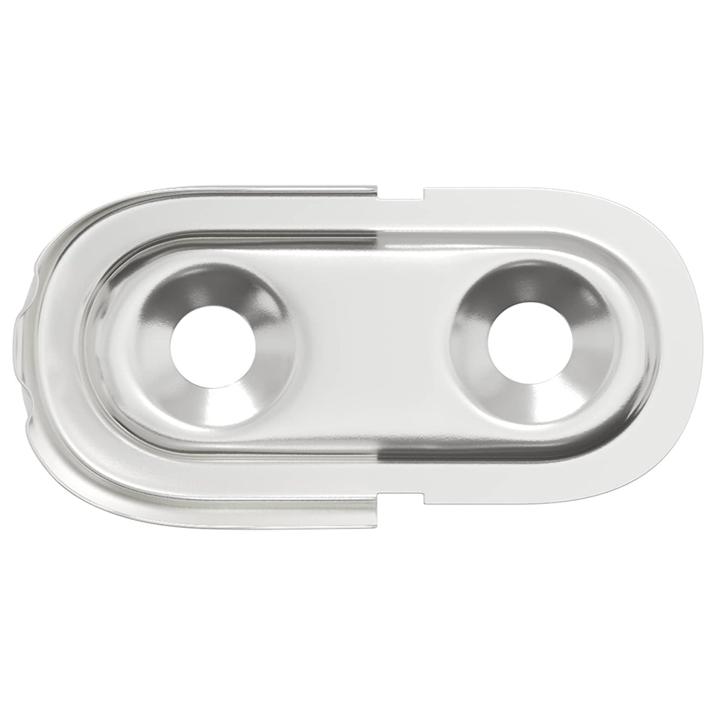 Szekrény rúd tartó 2 pcs Fehér Cink 40 x 18 x 10 mm Vas