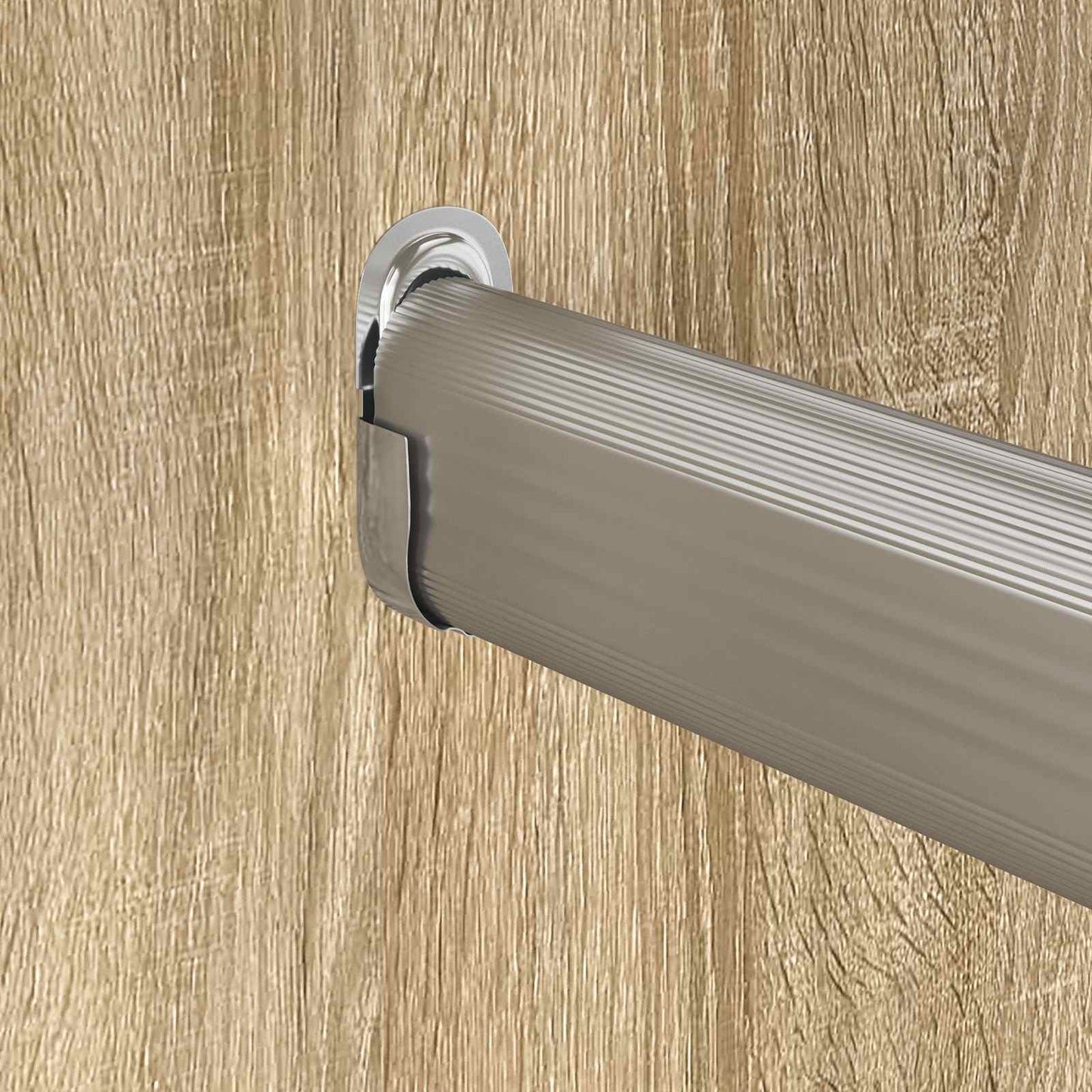 Szekrény rúd tartó 12 pcs Fehér Cink 40 x 18 x 10 mm Vas