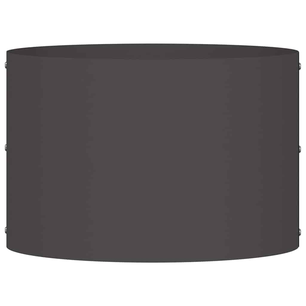 Ültető gyűrű 5 db Fekete 30 x 30 x 20 cm Hidegen hengerelt acél