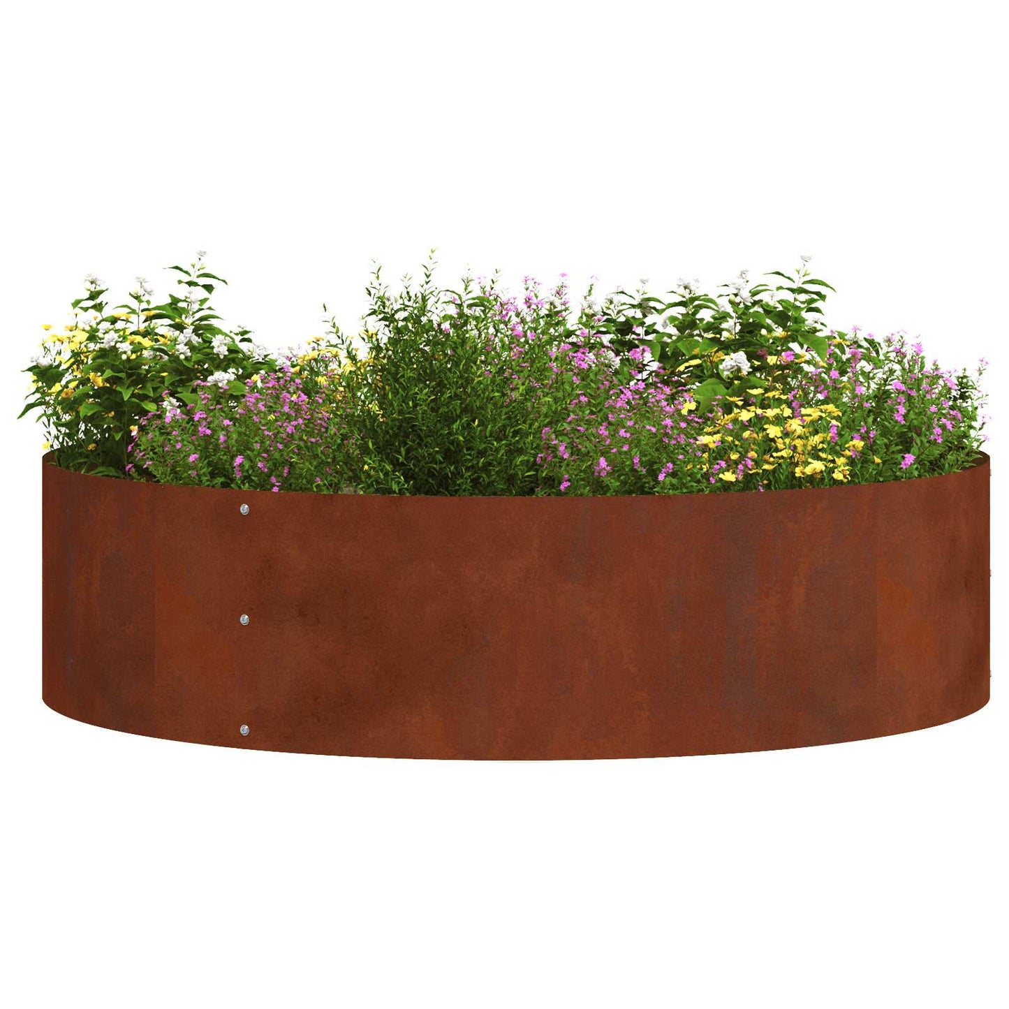 Ültető gyűrű 5 db Rozsdás 80 x 80 x 20 cm Időjárásálló acél