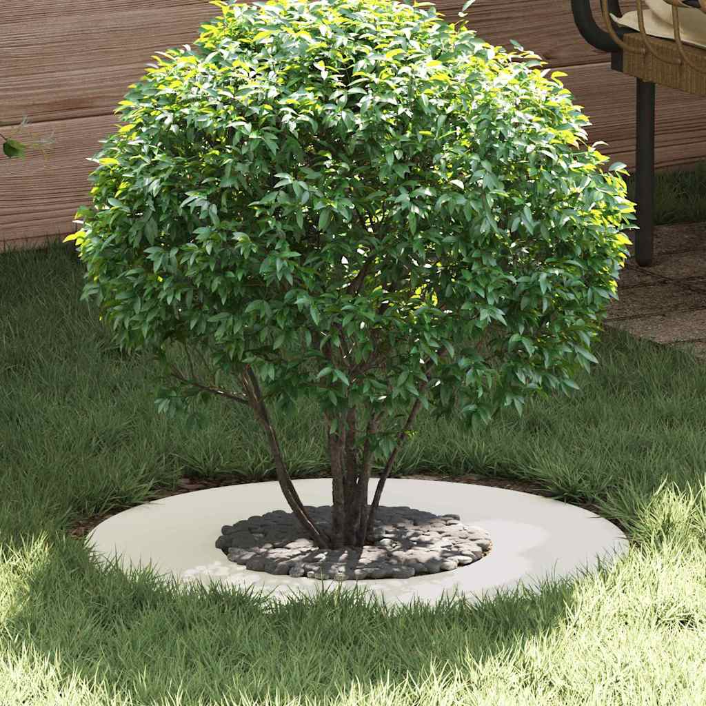 Alkalmas lapos fa gyűrűkhez 5 db Fehér Ø30/60 cm Acél