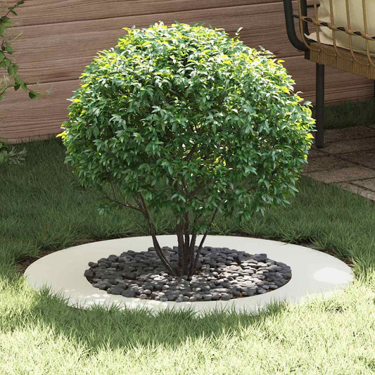 Alkalmas lapos fa gyűrűkhez 5 pcs Fehér Ø50 / 80 cm Acél