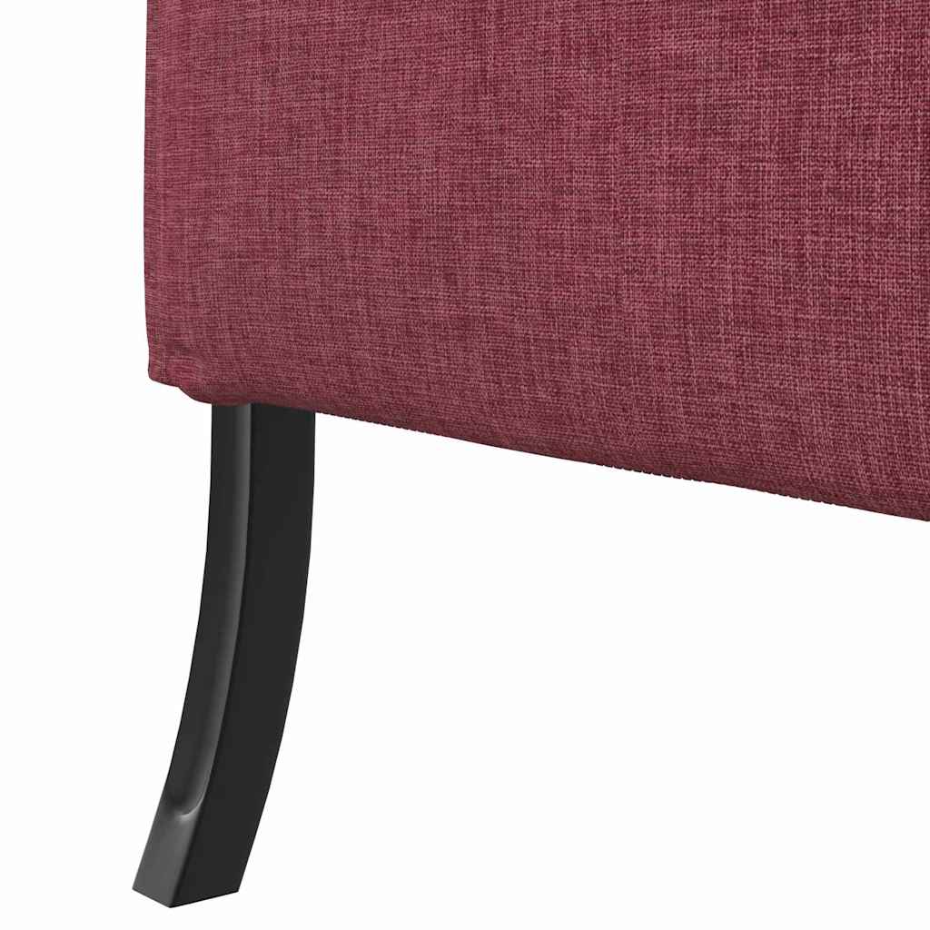 Magas háttámlás szófák 101cm bordó szövet