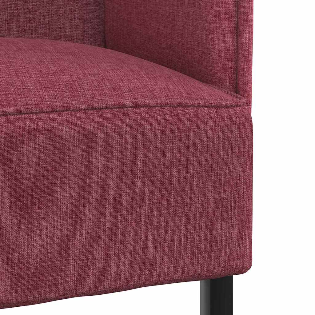Magas háttámlás szófák 101cm bordó szövet