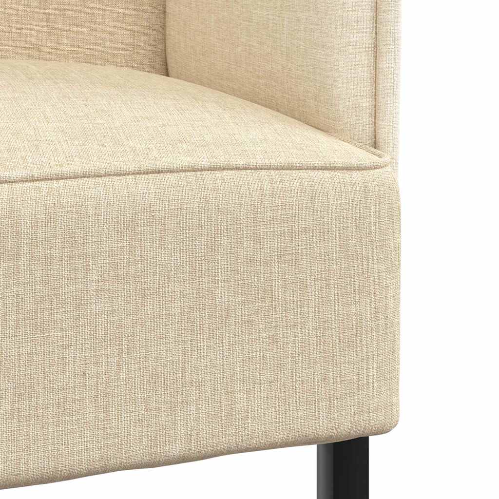 Magas háttámlás szófák 101cm Krém szövet