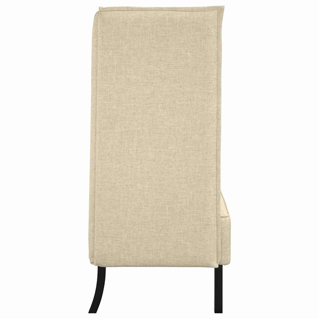 Magas háttámlás szófák 101cm Krém szövet