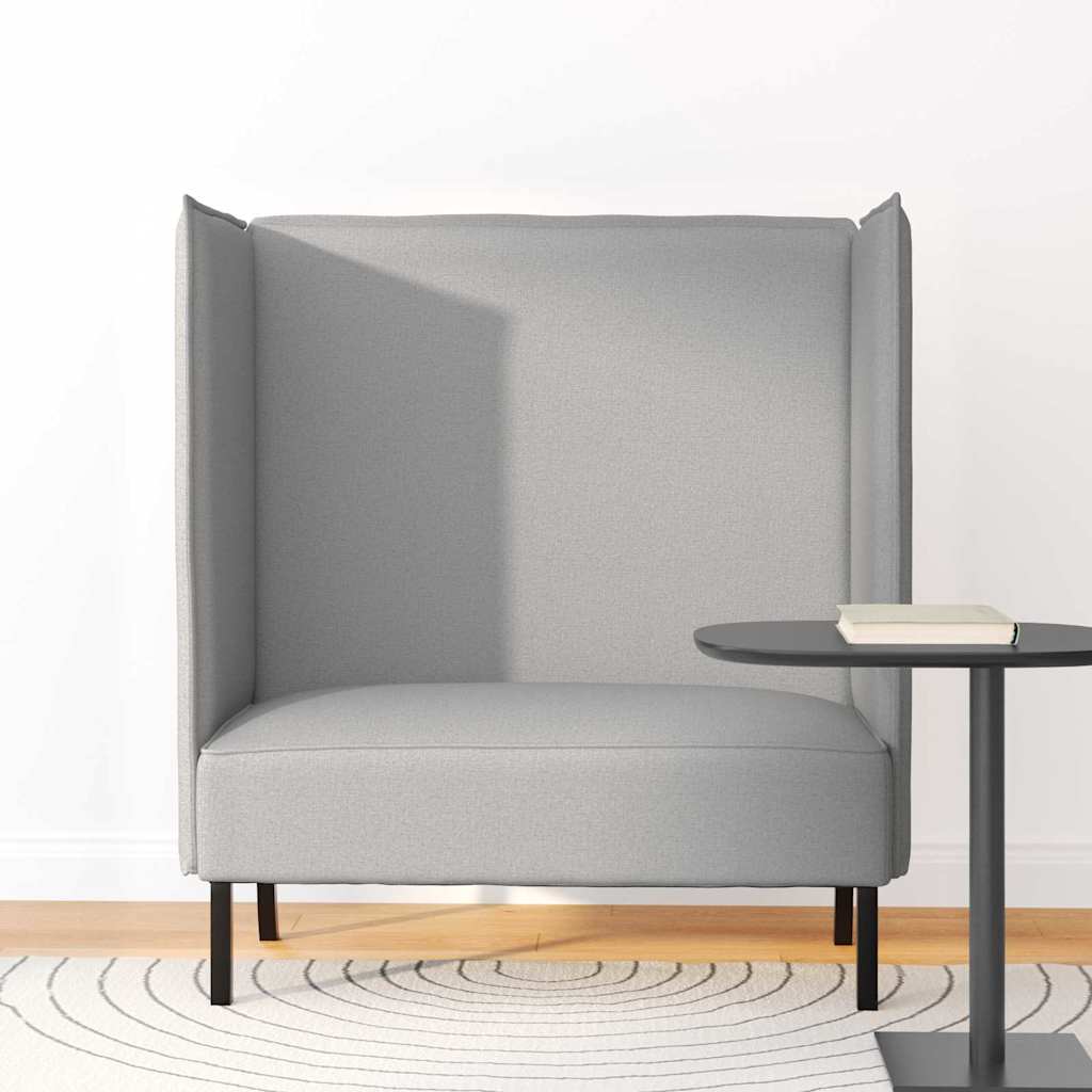 Magas háttámlás szófák Felhős szürke 109 x 56 x 121 cm szövet
