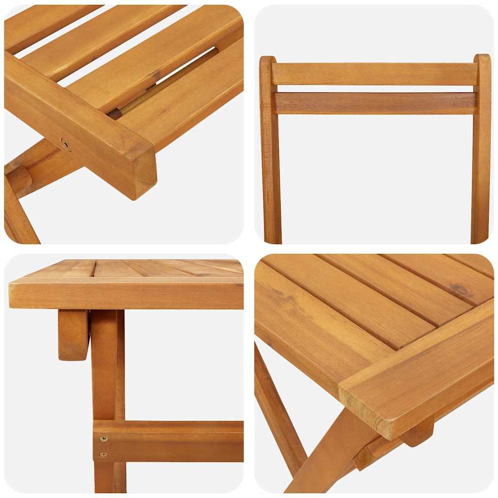 Kert étkező szett 7 pcs Barna Tömör Akácfa
