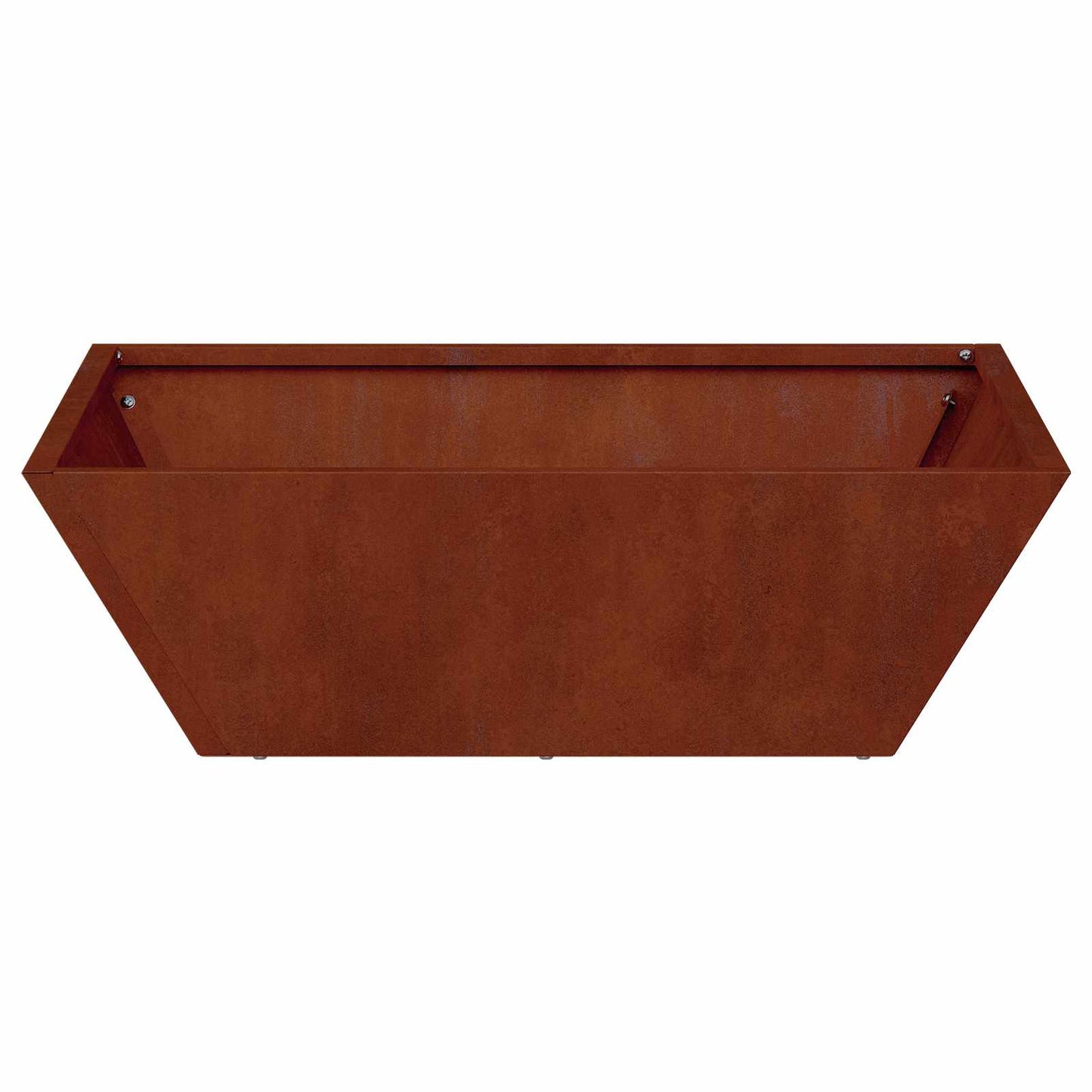 Kerti cserép 5 db Rozsdás 50 x 50 x 15 cm Időjárásálló acél
