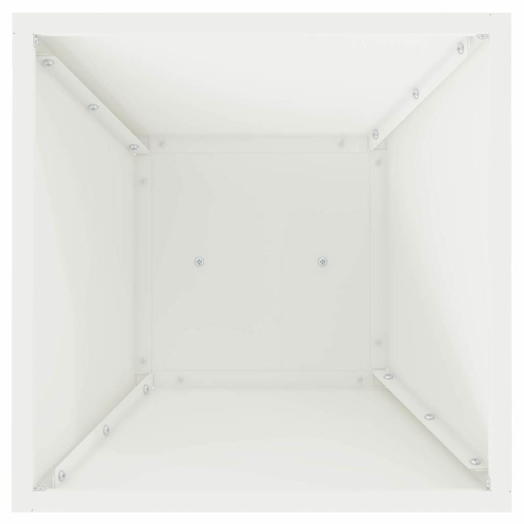 Pillér Ültető 2 db Fehér 35 x 35 x 73 cm