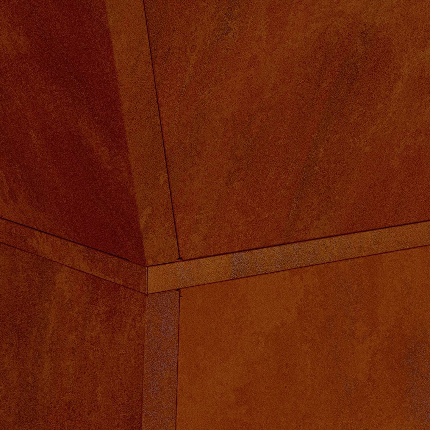 Pillér Ültető 2 db Rozsdás 35 x 35 x 73 cm