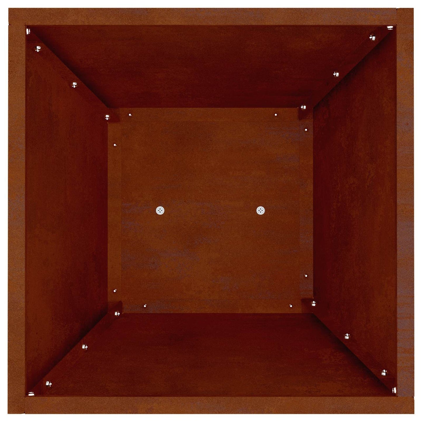 Pillér Ültető 2 db Rozsdás 35 x 35 x 73 cm