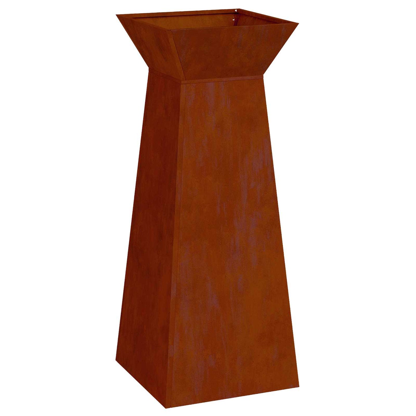 Pillér Ültető 2 db Rozsdás 40 x 40 x 100 cm