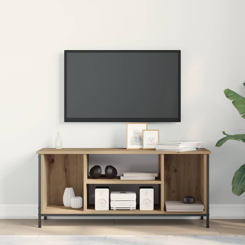 TV szekrény 102 x 35 x 45 cm Artisan tölgy Szerelt Fa