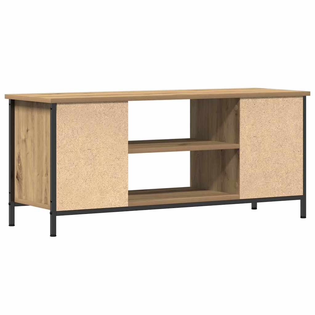 TV szekrény 102 x 35 x 45 cm Artisan tölgy Szerelt Fa