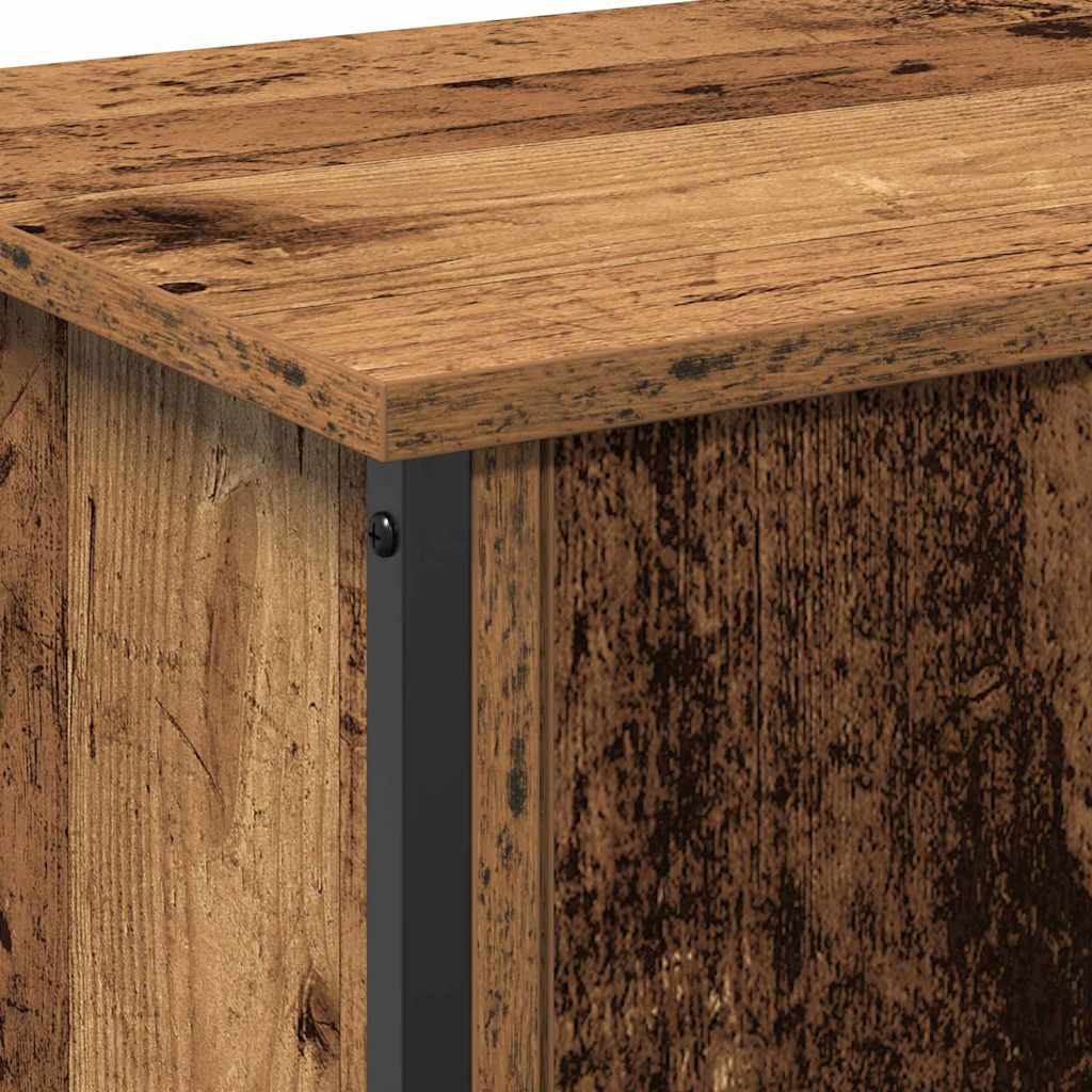 TV szekrény 100 x 35 x 45 cm Öreg fa Szerelt Fa