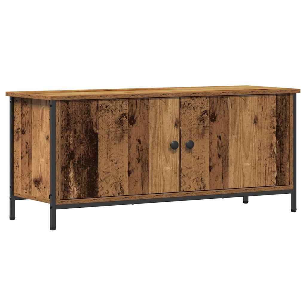 TV szekrény 100 x 35 x 45 cm Öreg fa Szerelt Fa