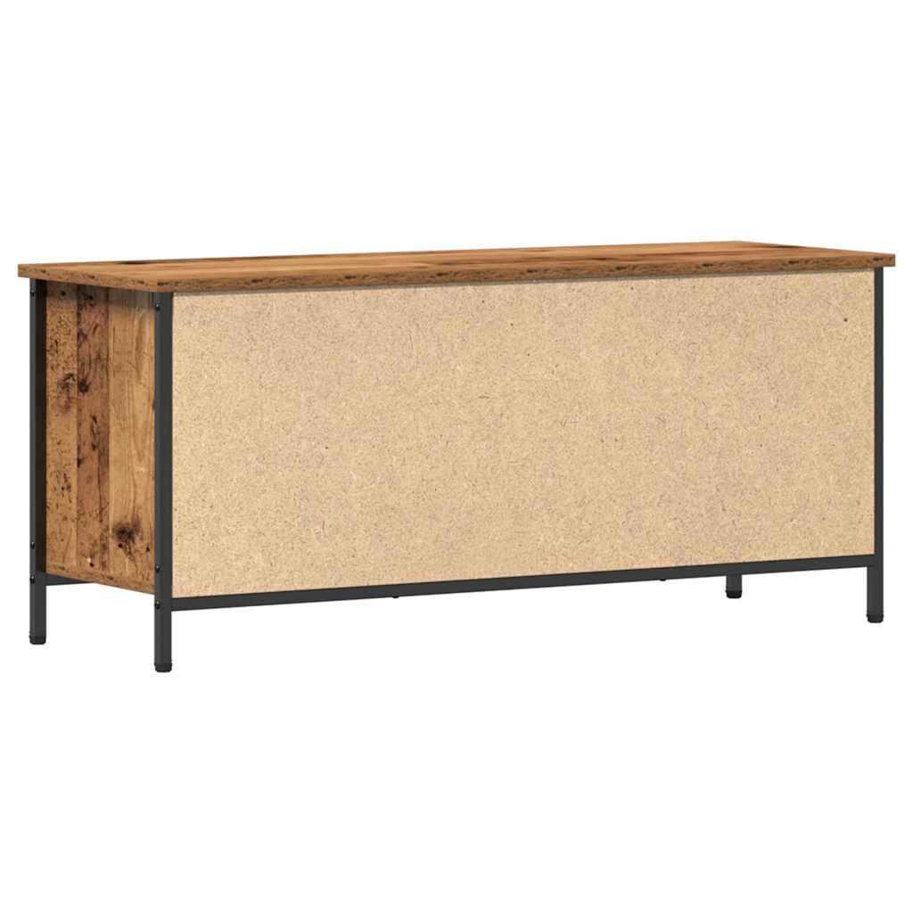 TV szekrény 100 x 35 x 45 cm Öreg fa Szerelt Fa