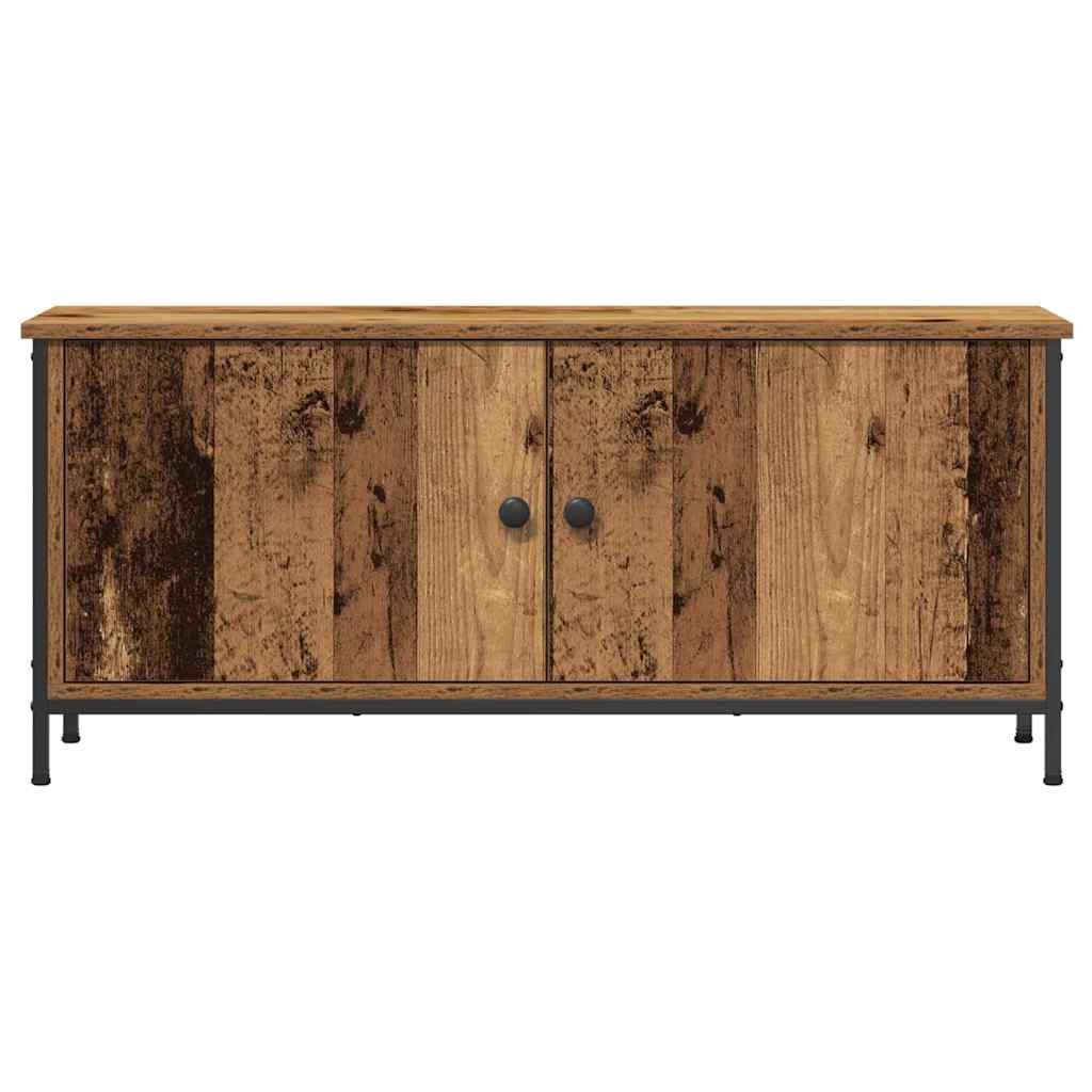 TV szekrény 100 x 35 x 45 cm Öreg fa Szerelt Fa